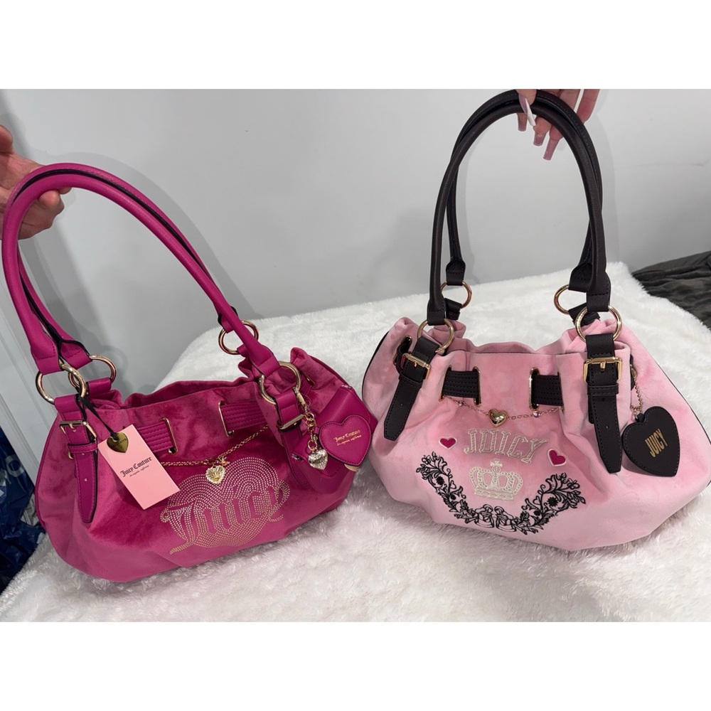 Retro chic tote & juicy queen couture tote